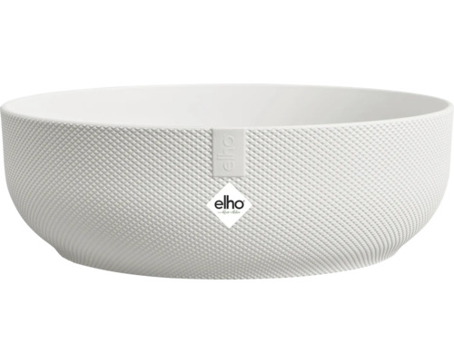 Pot de fleurs Elho blanc avec motif losanges