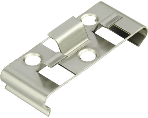 Metallhalterung mit vier Löchern zur Befestigung