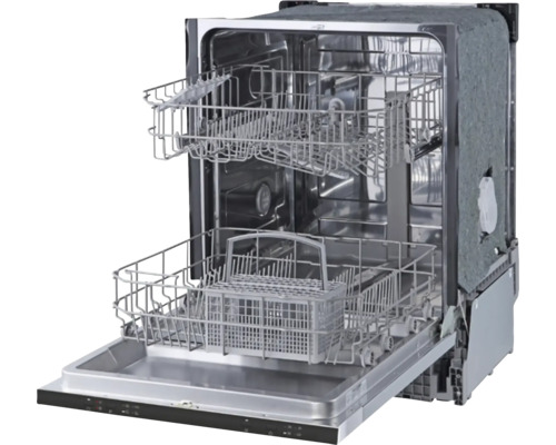 Offener Geschirrspüler mit zwei Körben