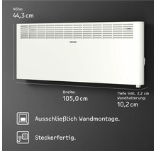 Wandkonvektor Stiebel Eltron CNS 3000 Plus 105x45 cm 3000 Watt