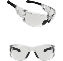 Lunettes de protection avec verres transparents pour la sécurité au travail