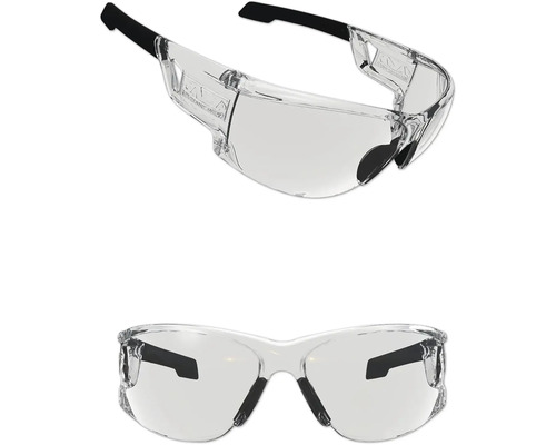 Lunettes de protection avec verres transparents pour la sécurité au travail