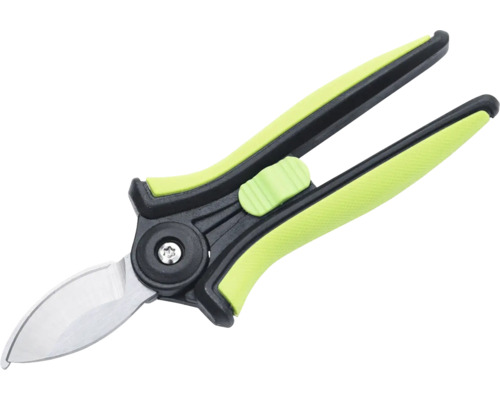 Sécateur avec lame en acier et poignées en plastique