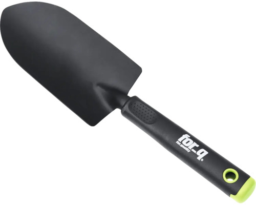 Petite pelle de jardin en métal avec manche en plastique