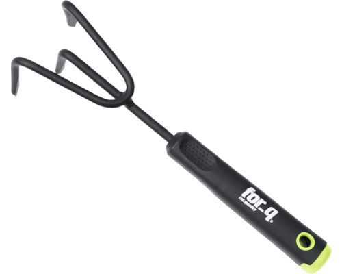 Griffe de jardin avec trois dents et manche en plastique de for_q