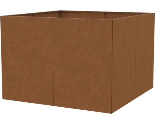 Jardinière carrée en métal pour l''extérieur