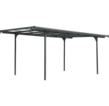 Pergola de terrasse autoportante avec toit transparent