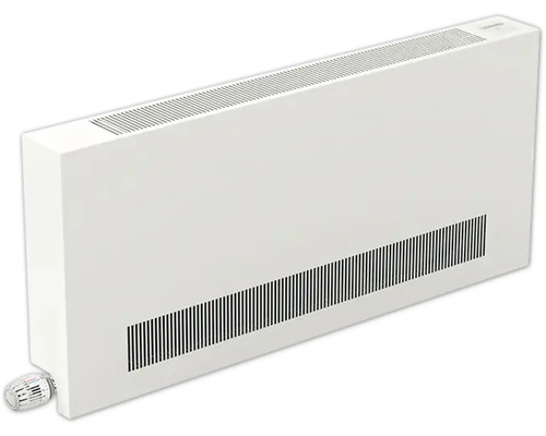 Wandkonvektor Licon Heat KORAWALL Energy WVE mit Ventilator fester Stromanschluss H 450 x L 1250 x T 110 mm weiß links