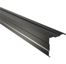 PRECIT Aussenecke 90° gesickt für Wand Tiefschwarz RAL 9005 1000 mm x 170 mm x 170 mm x 0,5 mm