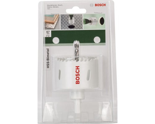 Bosch Lochsäge Bimetall, Durchmesser 67 Millimeter in Verpackung