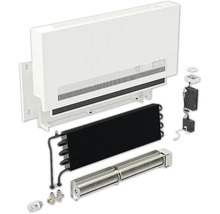 Licon Heat Wandkonvektor KORAWALL Energy WVE mit Ventilator fester Stromanschluss H 450 x L 750 x T 110 mm weiß matt links