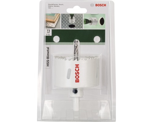 Scie cloche Bosch, 73 mm, bimétal, pour perceuses