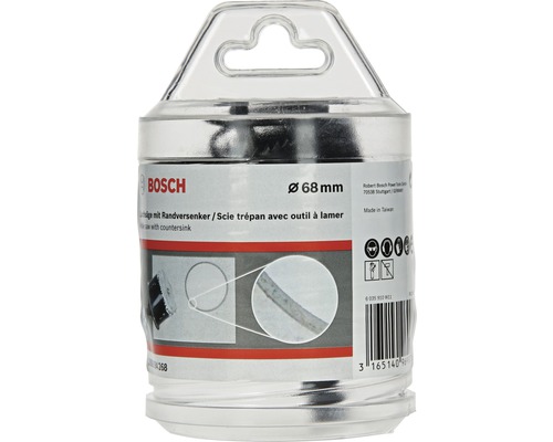 Bosch Kreisschneider mit Randversenker, Durchmesser 68 Millimeter, in Verpackung