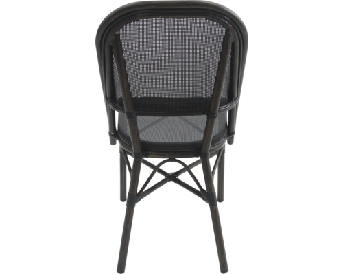 Chaise avec tissage en rotin