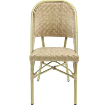 Chaise tressée avec dossier