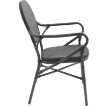Fauteuil de jardin en rotin avec accoudoir