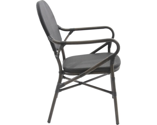 Fauteuil de jardin en rotin avec accoudoir