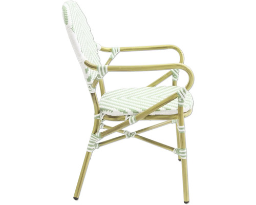 Fauteuil avec tressage en rotin
