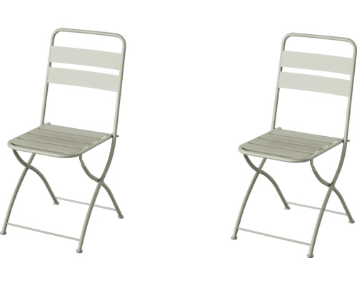 Deux chaises pliantes pour le jardin