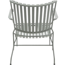 Chaise de jardin avec accoudoirs, vue arrière