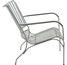 Fauteuil de jardin en métal avec accoudoirs
