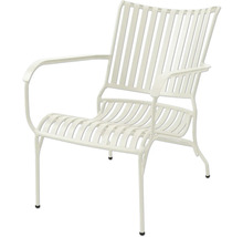 Chaise de jardin en métal avec accoudoirs