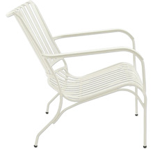 Fauteuil en métal avec accoudoirs