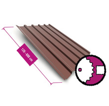 Tôle profilée d''une longueur de 120 à 600 centimètres