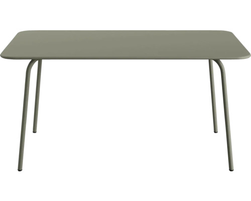 Table rectangulaire avec cadre métallique