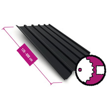 Tôle trapézoïdale d''une longueur de 120 à 600 cm