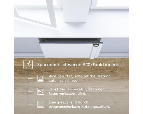 Radiateur à économie d''énergie avec fonctions ECO intelligentes