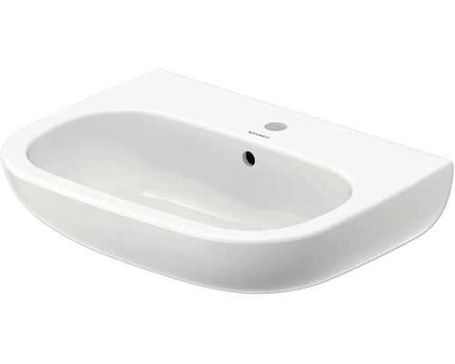 Vasque DURAVIT D-Code 60 x 46 cm blanc brillant avec revêtement résistant à la saleté WonderGliss 23106000002 Vasque DURAVIT D-Code 60 x 46 cm blanc brillant avec revêtement résistant à la saleté WonderGliss 23106000002