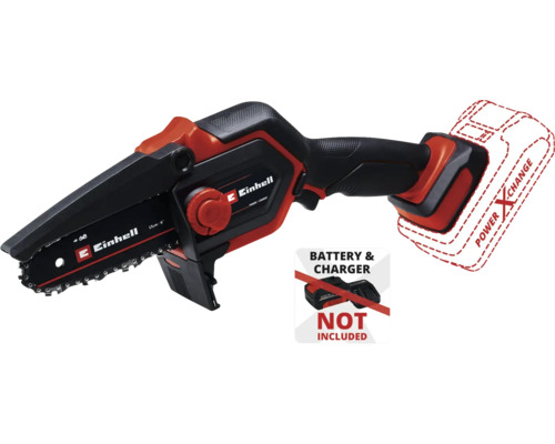 Tronçonneuse à batterie Einhell avec longueur de coupe de 15 cm, batterie et chargeur non inclus