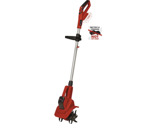 Einachser mit Akkuantrieb für die Gartenbearbeitung, Akku und Ladegerät nicht im Lieferumfang enthalten