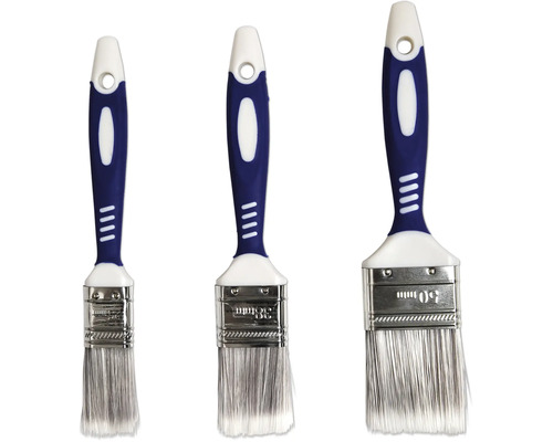 Trois pinceaux de différentes tailles