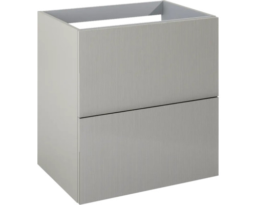 Jungborn Waschtischunterschrank NONUS BxHxT 600 x 635 x 453 mm Frontfarbe fume matt