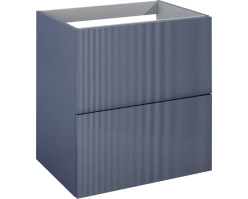 Jungborn Waschtischunterschrank NONUS BxHxT 600 x 635 x 453 mm Frontfarbe navy blau matt