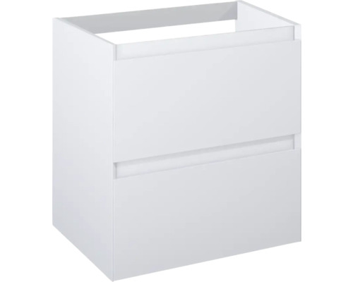 Meuble sous vasque Jungborn DECEM lxhxp 600 x 635 x 458 mm couleur de façade blanc haute brillance