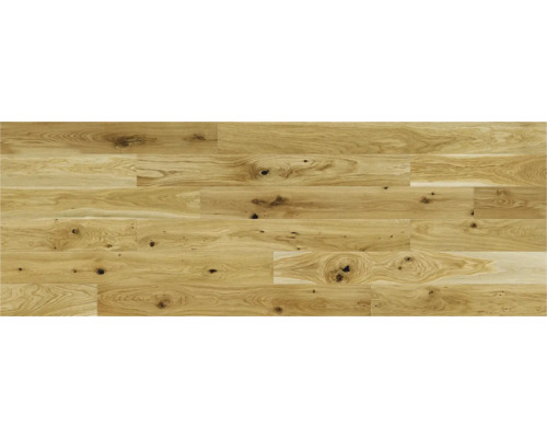 Parquet en bois avec grain naturel et nœuds