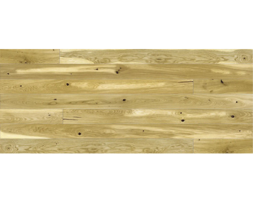 Plancher en bois de chêne avec nœuds