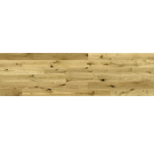 Plancher en bois de chêne avec nœuds