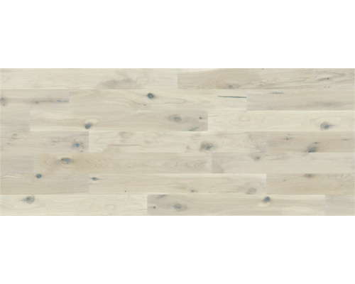 Plancher en bois clair avec des nœuds