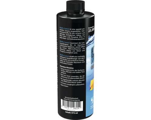 Bouteille NO3 PO4 Control pour le contrôle des nitrates et des phosphates dans les aquariums d''eau de mer et d''eau douce, 473 ml