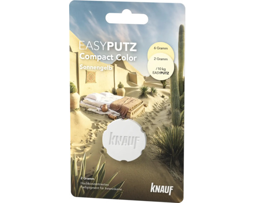 Crépi Knauf Easy Compact Color jaune soleil 2 g