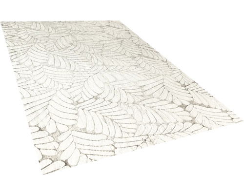 Tapis avec motif de feuilles