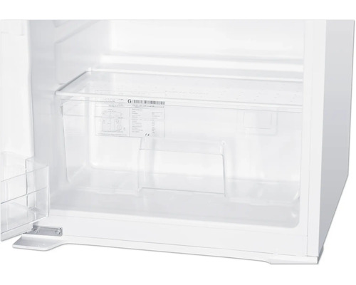 Intérieur d''un réfrigérateur avec bac à légumes transparent