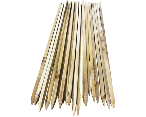 Piquets en bois avec pointe en pile