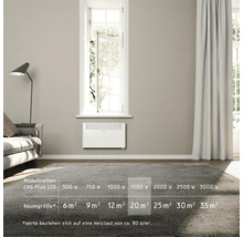 Wandkonvektor Stiebel Eltron CNS 1500 Plus 58,2x45 cm 1500 Watt