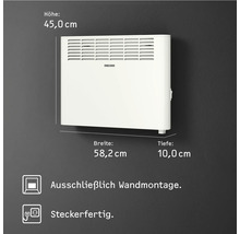 Wandkonvektor Stiebel Eltron CNS 1500 Plus 58,2x45 cm 1500 Watt