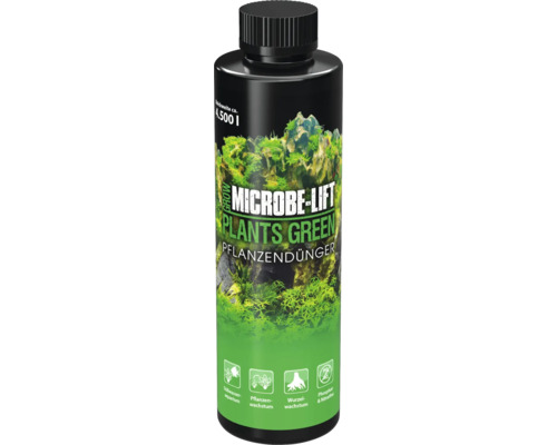 Engrais pour plantes d'aquarium MICROBE-LIFT Plants Green engrais pour plantes 236 ml engrais complet sans nitrate et phosphate Microbe Lift Plants Green engrais pour plantes pour une portée d''environ 4500 litres